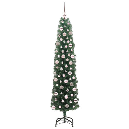 vidaXL Künstlicher Weihnachtsbaum mit 300 LEDs mit Ständer Grün 180 cm