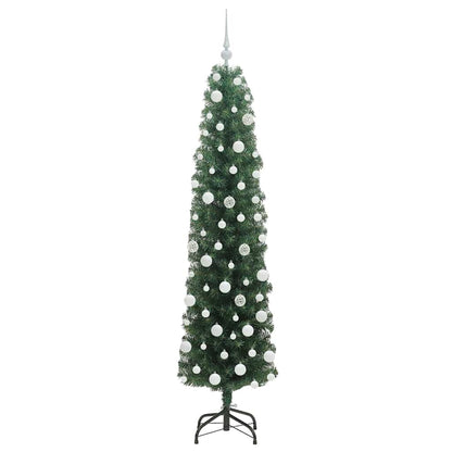 vidaXL Künstlicher Weihnachtsbaum mit 300 LEDs mit Ständer Grün 180 cm