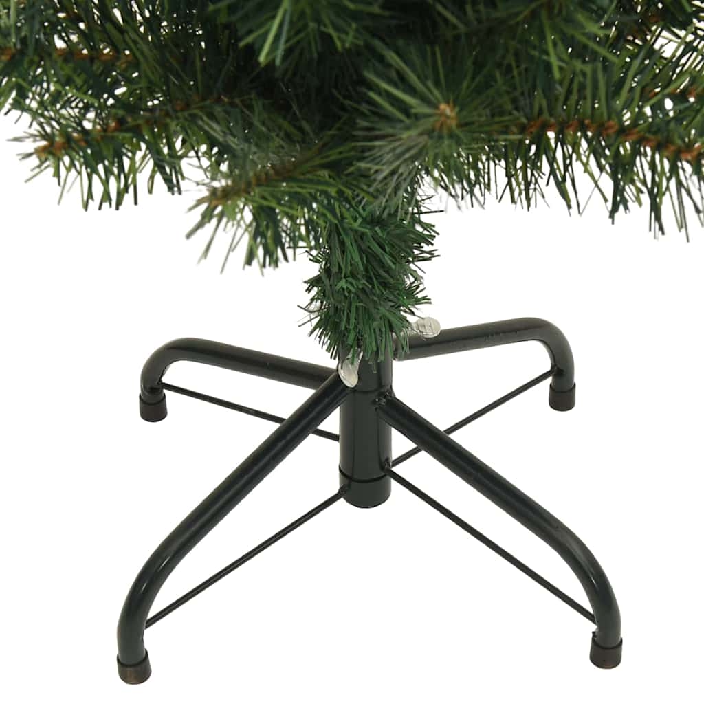 vidaXL Künstlicher Weihnachtsbaum mit 300 LEDs mit Ständer Grün 180 cm