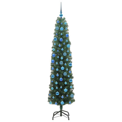 vidaXL Künstlicher Weihnachtsbaum mit 300 LEDs mit Ständer Grün 180 cm