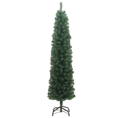 vidaXL Künstlicher Weihnachtsbaum mit 300 LEDs mit Ständer Grün 210 cm