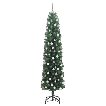 vidaXL Künstlicher Weihnachtsbaum mit 300 LEDs mit Ständer Grün 210 cm
