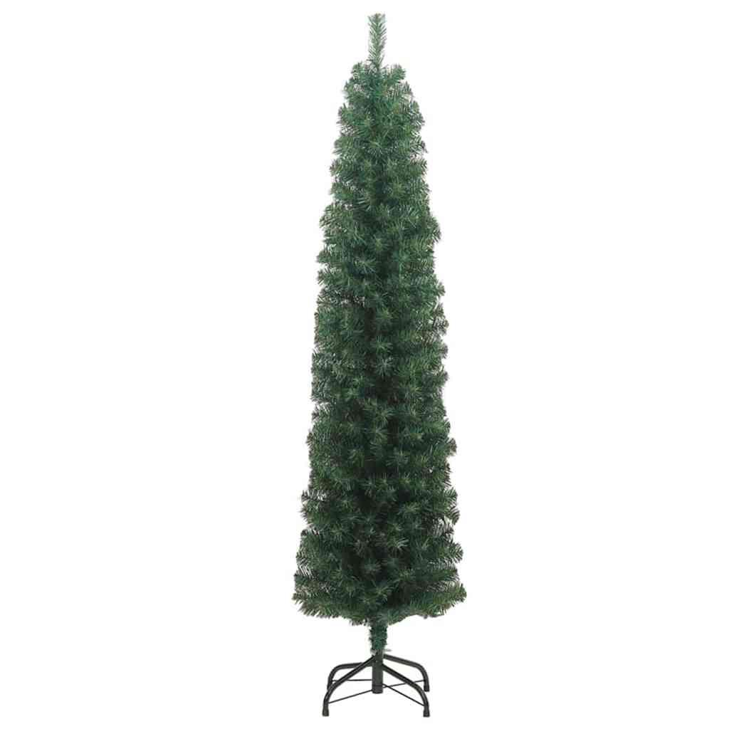 vidaXL Künstlicher Weihnachtsbaum mit 300 LEDs mit Ständer Grün 210 cm