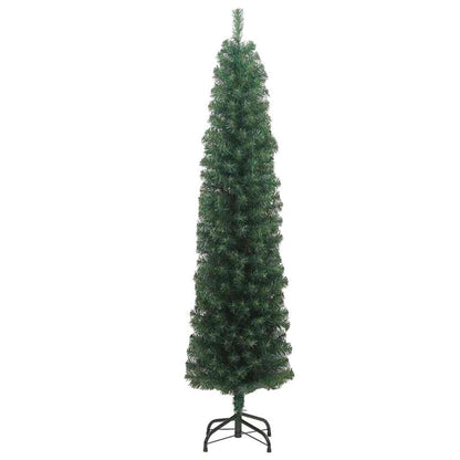 vidaXL Künstlicher Weihnachtsbaum mit 300 LEDs mit Ständer Grün 210 cm