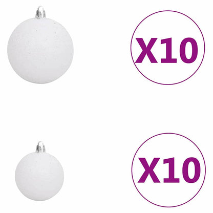 vidaXL Künstlicher Weihnachtsbaum mit 300 LEDs mit Ständer Grün 210 cm