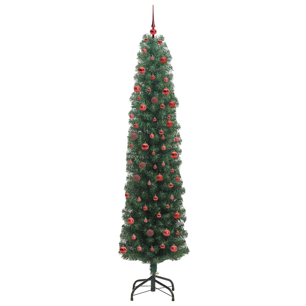 Künstlicher Weihnachtsbaum mit 300 LEDs mit Ständer Grün 210 cm