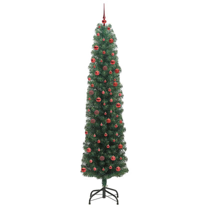 Künstlicher Weihnachtsbaum mit 300 LEDs mit Ständer Grün 210 cm