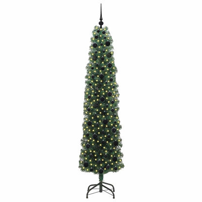Künstlicher Weihnachtsbaum mit 300 LEDs mit Ständer Grün 210 cm