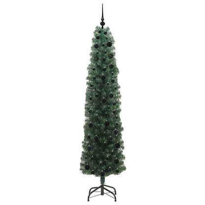 Künstlicher Weihnachtsbaum mit 300 LEDs mit Ständer Grün 210 cm