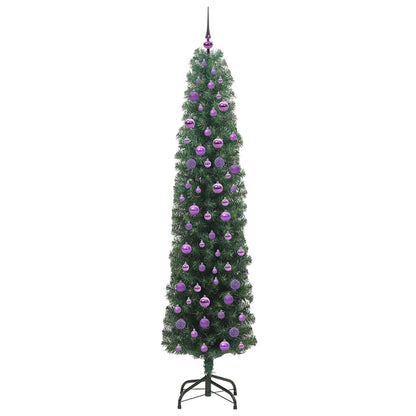 vidaXL Künstlicher Weihnachtsbaum mit 300 LEDs mit Ständer Grün 210 cm