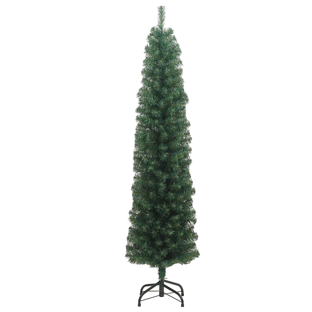 vidaXL Künstlicher Weihnachtsbaum mit 300 LEDs mit Ständer Grün 210 cm