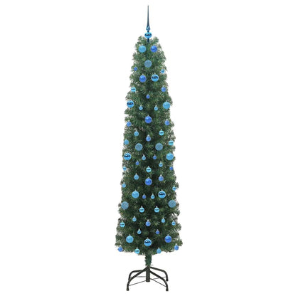 Künstlicher Weihnachtsbaum mit 300 LEDs mit Ständer Grün 210 cm