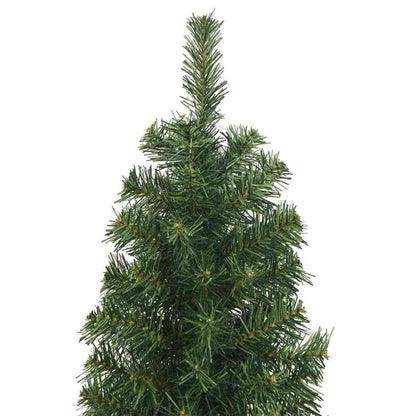 vidaXL Sapin de Noël artificiel avec 300 LED et support Vert 240 cm