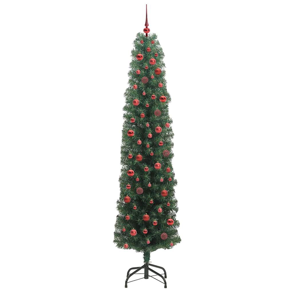 Künstlicher Weihnachtsbaum mit 300 LEDs mit Ständer Grün 240 cm