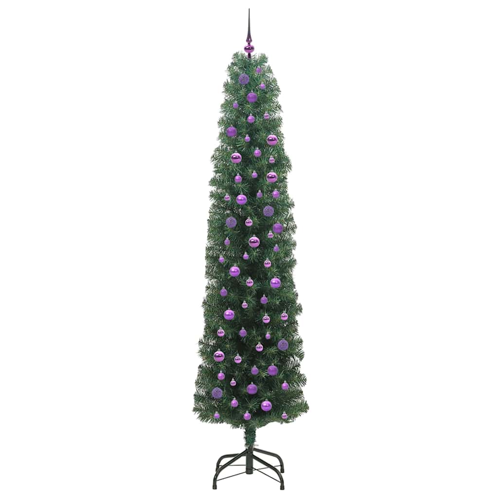 vidaXL Sapin de Noël artificiel avec 300 LED et support Vert 240 cm