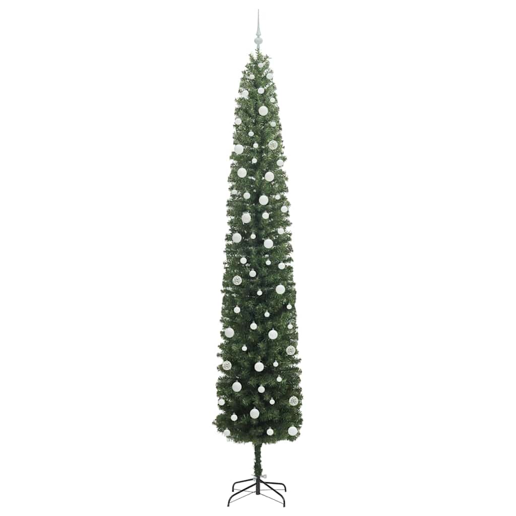 Künstlicher Weihnachtsbaum mit 300 LEDs mit Ständer Grün 270 cm
