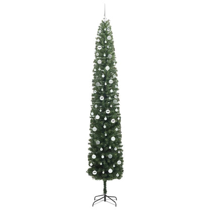 vidaXL Künstlicher Weihnachtsbaum mit 300 LEDs mit Ständer Grün 270 cm