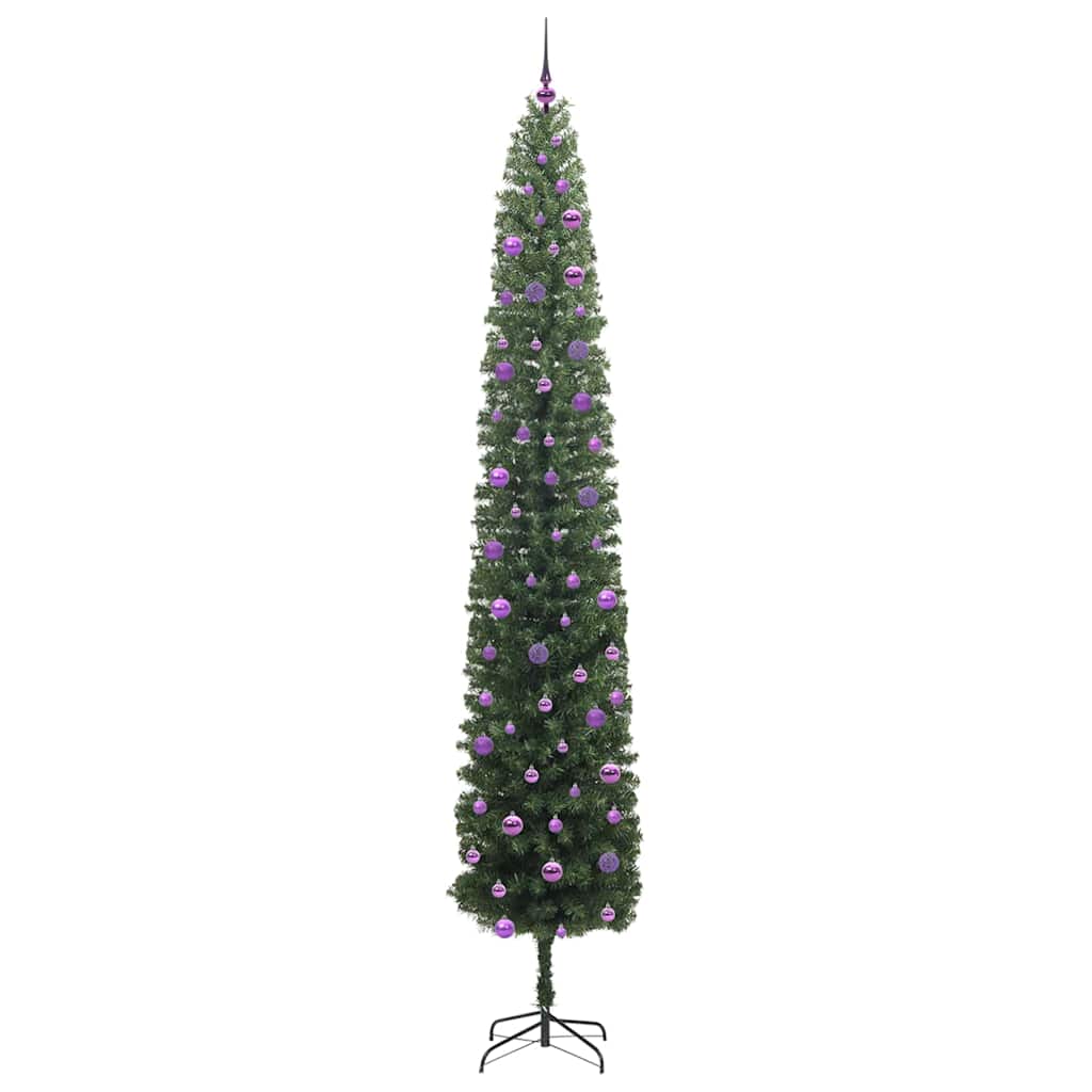 vidaXL Künstlicher Weihnachtsbaum mit 300 LEDs mit Ständer Grün 270 cm