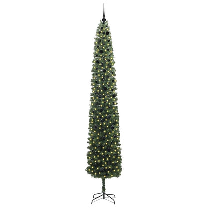 vidaXL Künstlicher Weihnachtsbaum mit 300 LEDs mit Ständer Grün 300 cm