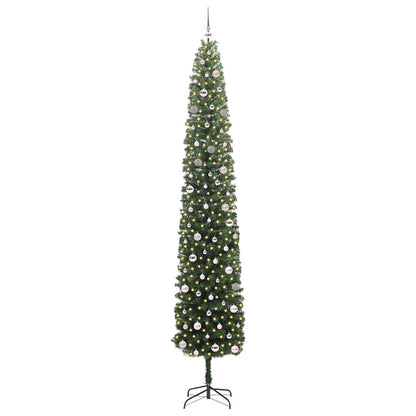 vidaXL Künstlicher Weihnachtsbaum mit 300 LEDs mit Ständer Grün 300 cm