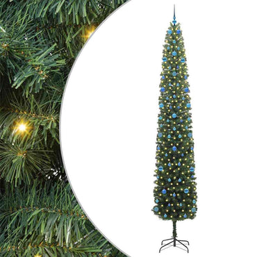 vidaXL Künstlicher Weihnachtsbaum mit 300 LEDs mit Ständer Grün 300 cm