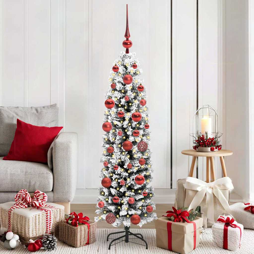 vidaXL Künstlicher Weihnachtsbaum mit 150 LEDs mit Ständer Grün 150 cm