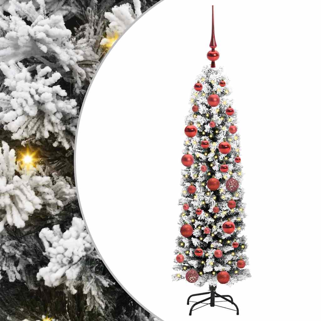 vidaXL Künstlicher Weihnachtsbaum mit 150 LEDs mit Ständer Grün 150 cm