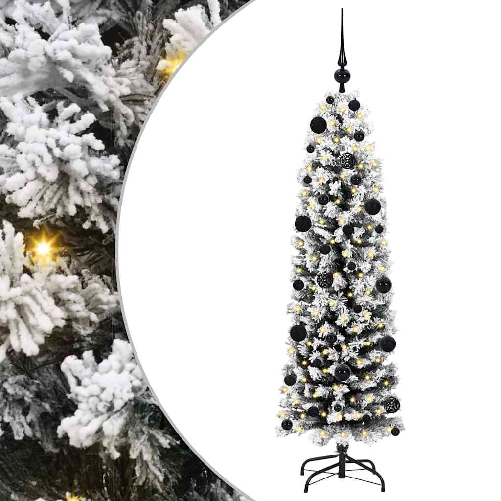vidaXL Künstlicher Weihnachtsbaum mit 150 LEDs mit Ständer Grün 150 cm