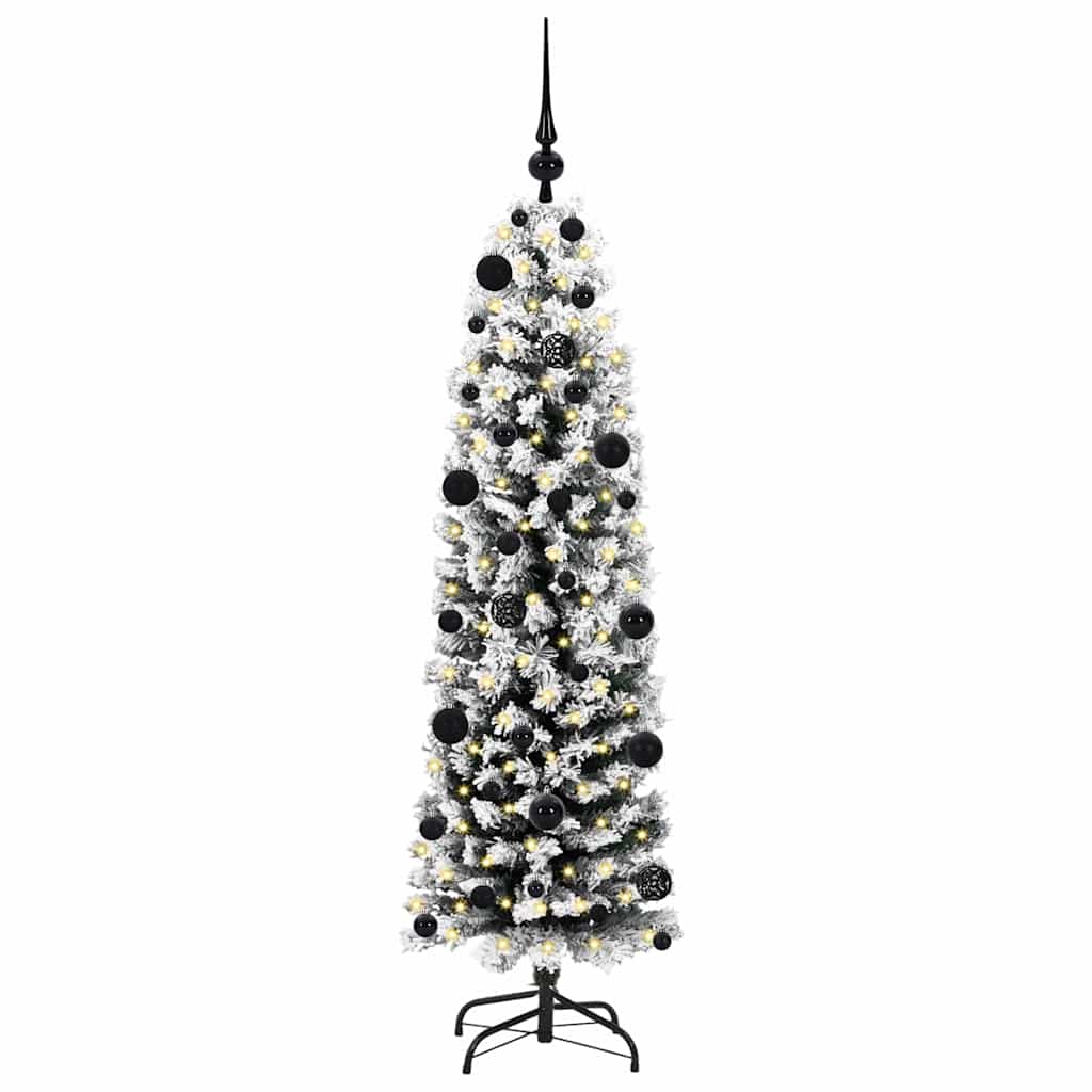 vidaXL Künstlicher Weihnachtsbaum mit 150 LEDs mit Ständer Grün 150 cm