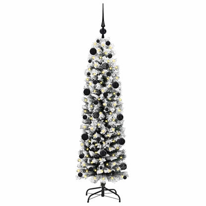 vidaXL Künstlicher Weihnachtsbaum mit 150 LEDs mit Ständer Grün 150 cm