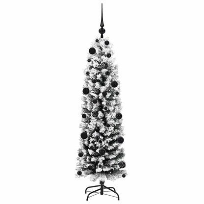 vidaXL Künstlicher Weihnachtsbaum mit 150 LEDs mit Ständer Grün 150 cm