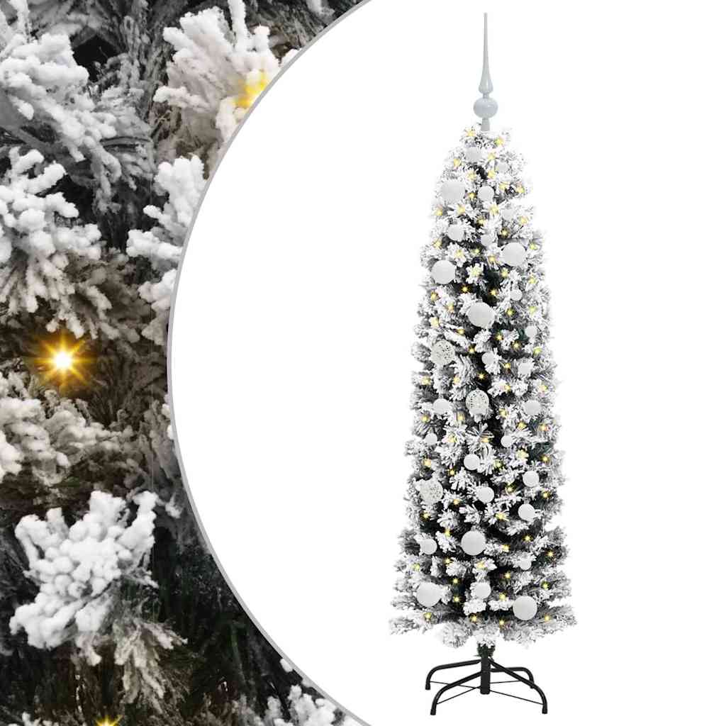 vidaXL Künstlicher Weihnachtsbaum mit 150 LEDs mit Ständer Grün 150 cm