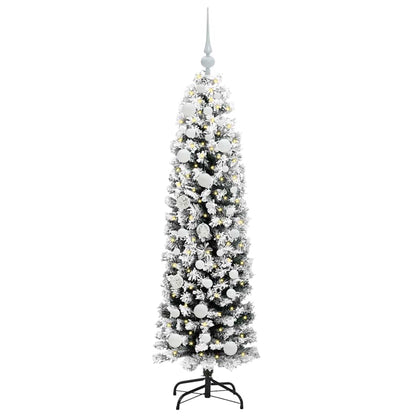 vidaXL Künstlicher Weihnachtsbaum mit 150 LEDs mit Ständer Grün 150 cm