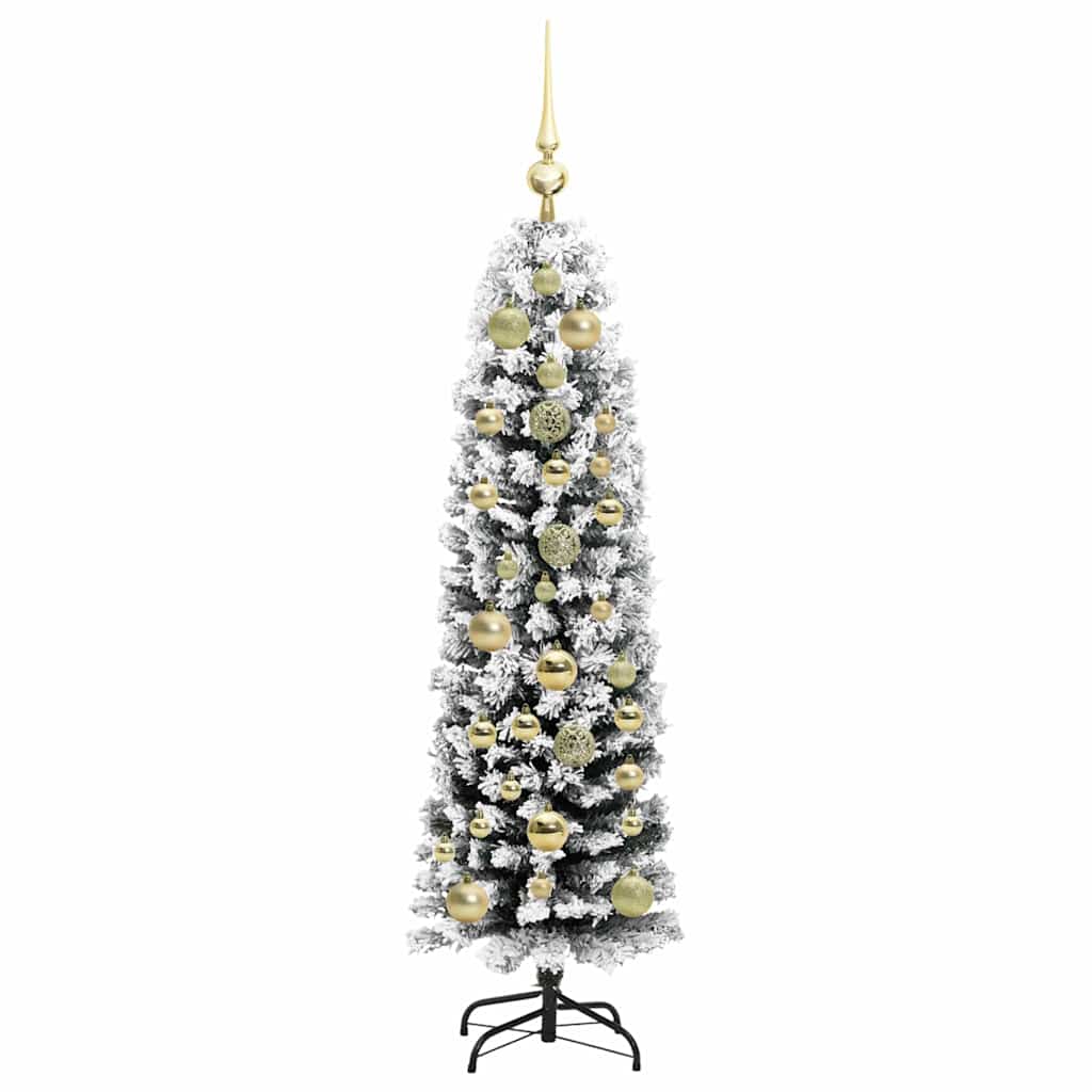 Künstlicher Weihnachtsbaum mit 150 LEDs mit Ständer Grün 150 cm