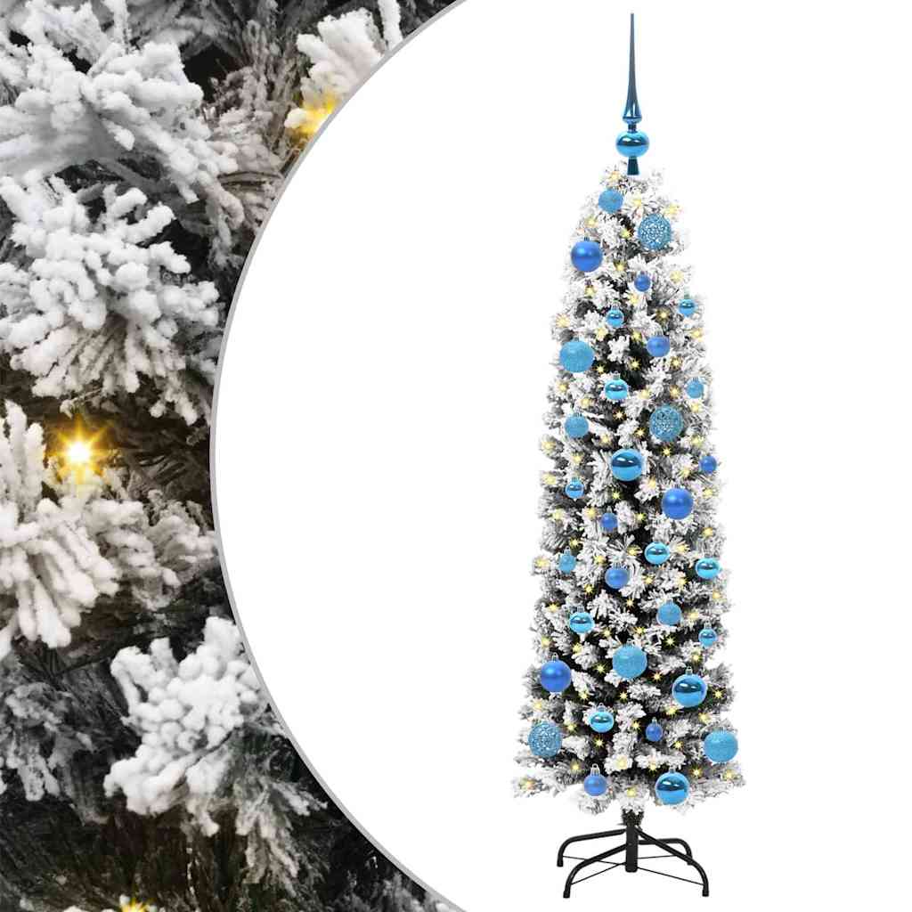vidaXL Künstlicher Weihnachtsbaum mit 150 LEDs mit Ständer Grün 150 cm