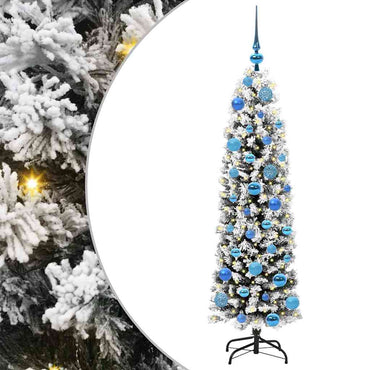 vidaXL Künstlicher Weihnachtsbaum mit 150 LEDs mit Ständer Grün 150 cm