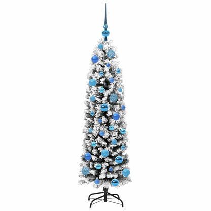 vidaXL Künstlicher Weihnachtsbaum mit 150 LEDs mit Ständer Grün 150 cm