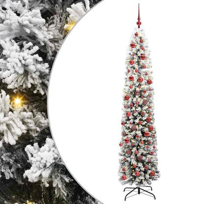 Künstlicher Weihnachtsbaum mit 300 LEDs mit Ständer Grün 180 cm