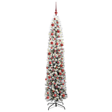 vidaXL Künstlicher Weihnachtsbaum mit 300 LEDs mit Ständer Grün 180 cm