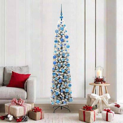 vidaXL Künstlicher Weihnachtsbaum mit 300 LEDs mit Ständer Grün 180 cm