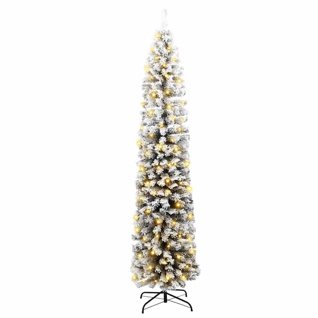 Künstlicher Weihnachtsbaum mit 300 LEDs mit Ständer Grün 210 cm