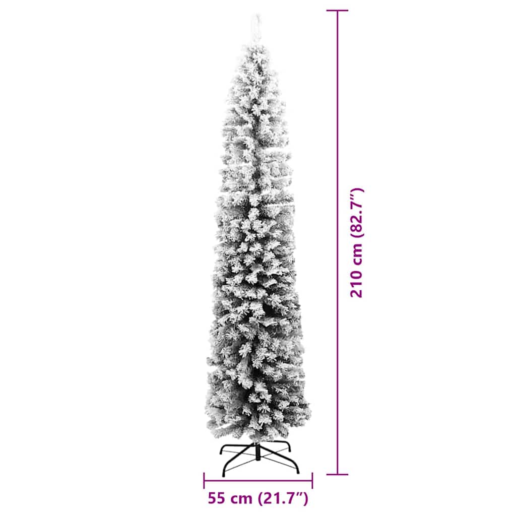 Künstlicher Weihnachtsbaum mit 300 LEDs mit Ständer Grün 210 cm