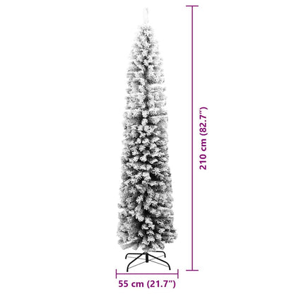 Künstlicher Weihnachtsbaum mit 300 LEDs mit Ständer Grün 210 cm