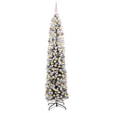 vidaXL Künstlicher Weihnachtsbaum mit 300 LEDs mit Ständer Grün 210 cm