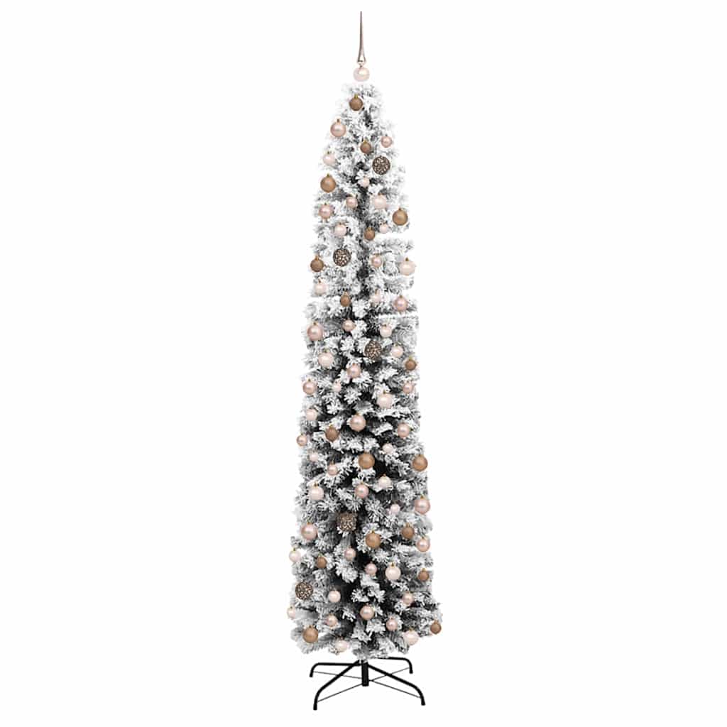 vidaXL Künstlicher Weihnachtsbaum mit 300 LEDs mit Ständer Grün 210 cm