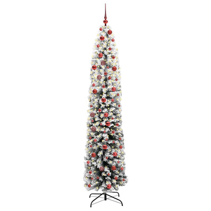 vidaXL Künstlicher Weihnachtsbaum mit 300 LEDs mit Ständer Grün 210 cm
