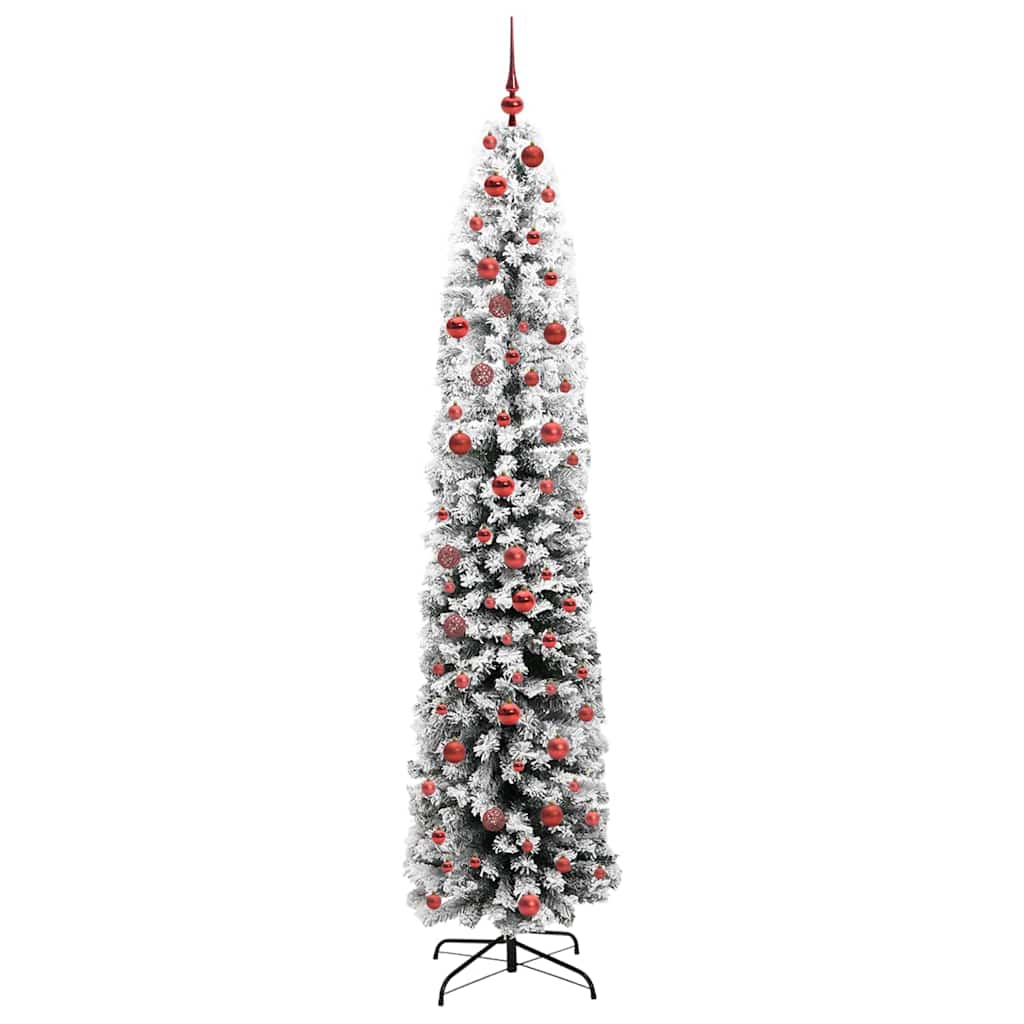 vidaXL Künstlicher Weihnachtsbaum mit 300 LEDs mit Ständer Grün 210 cm