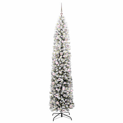 vidaXL Künstlicher Weihnachtsbaum mit 300 LEDs mit Ständer Grün 210 cm