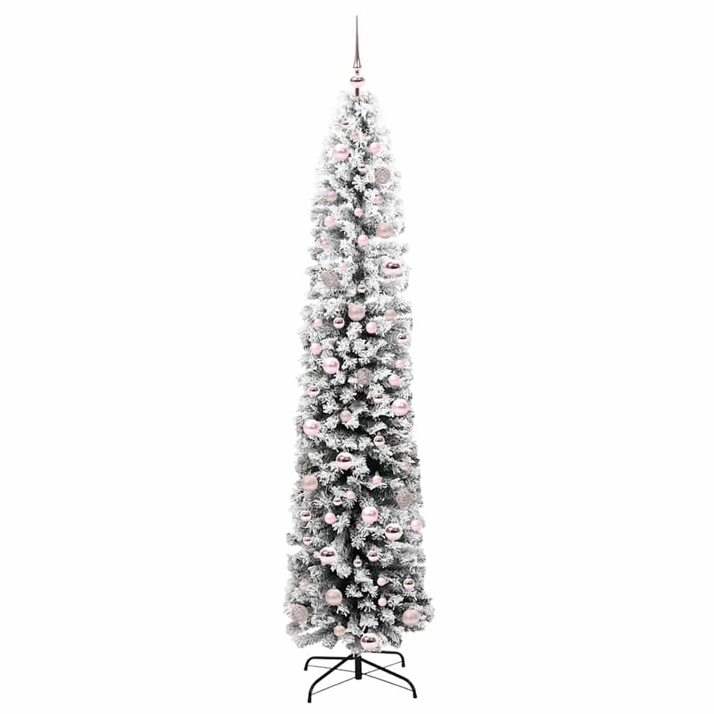 vidaXL Künstlicher Weihnachtsbaum mit 300 LEDs mit Ständer Grün 210 cm