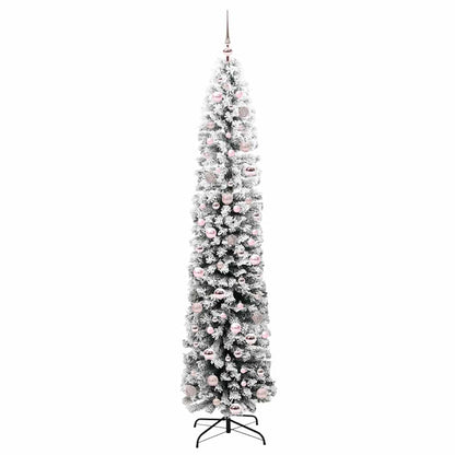 vidaXL Künstlicher Weihnachtsbaum mit 300 LEDs mit Ständer Grün 210 cm